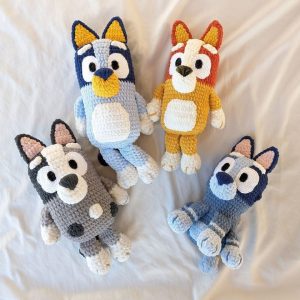 4 Heeler Plush Toy PDF Crochet Pattern Bundle