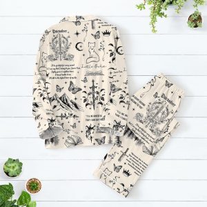 Little Osha Quicksilver Pajama Set, Fantasy Book Pajamas, Cozy Sleepwear Gift, Romantasy Pajamas, Bookish Lover Nightwear